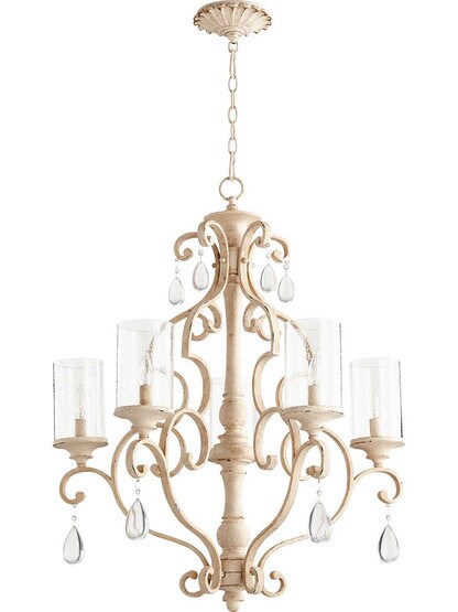 San Miguel 5-Light Chandelier in Persian White.